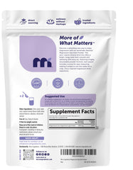 Micro Ingredients magnesium powder scoop measuring a precise daily serving for convenience.