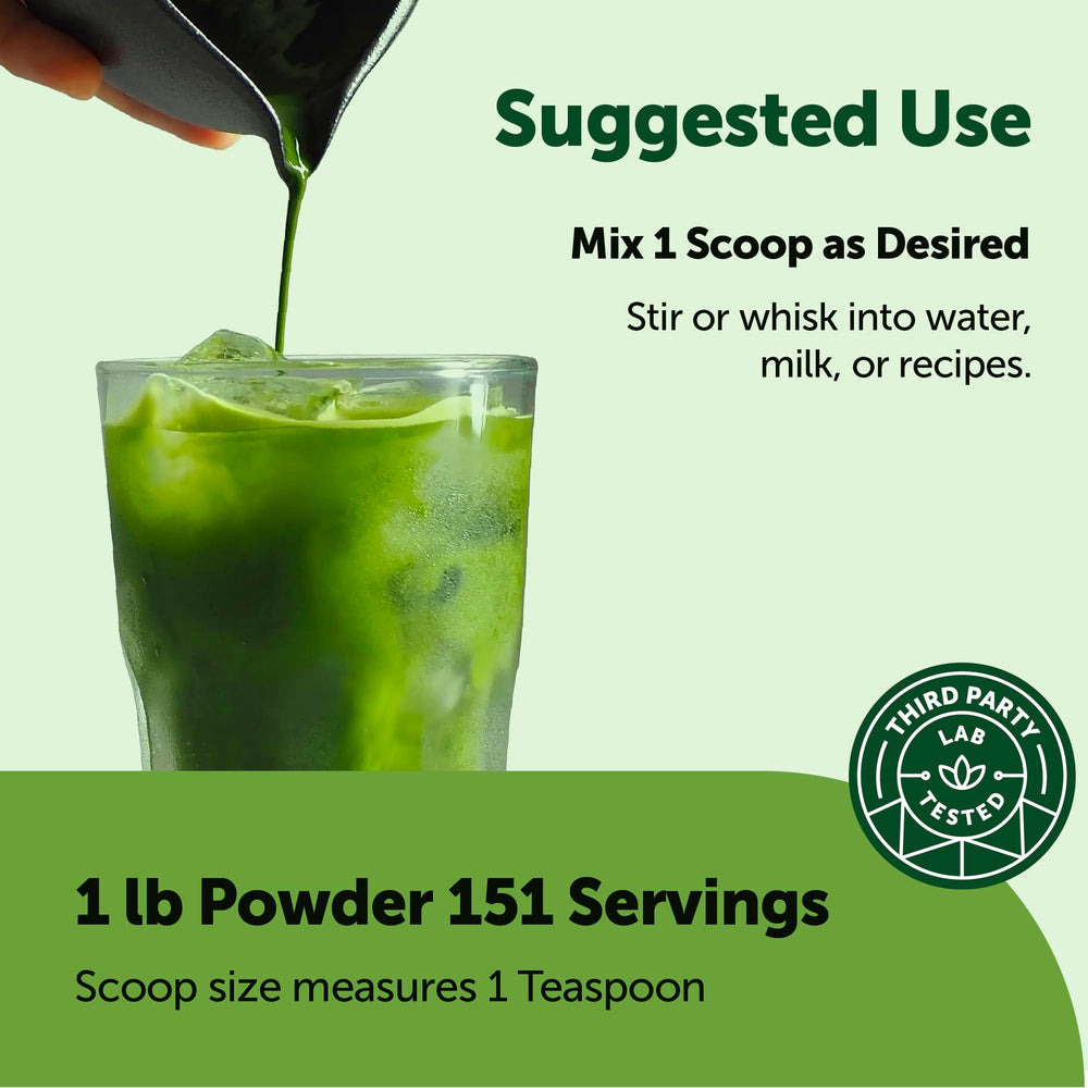 Matcha being whisked into a foamy latte, emphasizing smooth blending.
