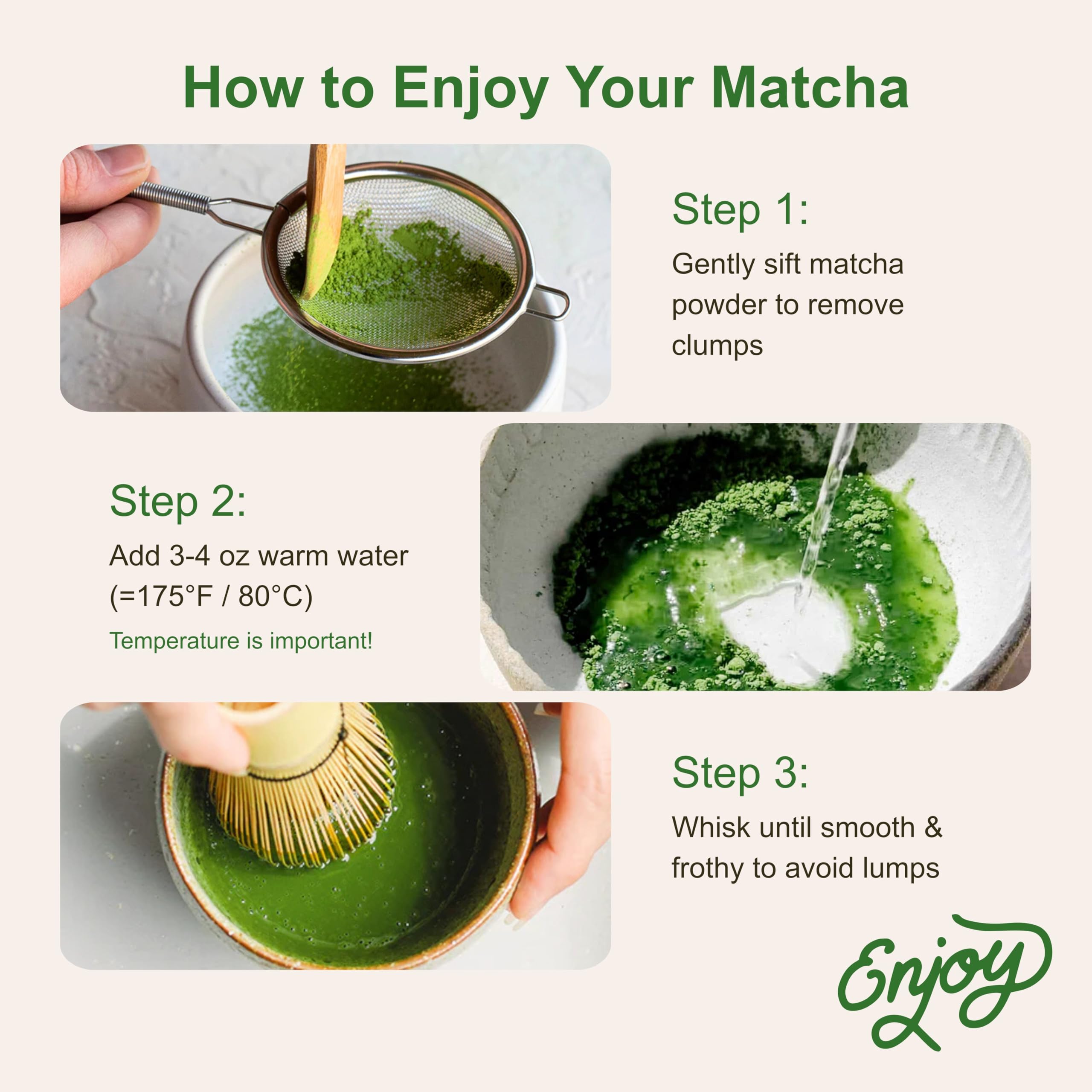 Micro Ingredients matcha powder in a bowl during at-home preparation
