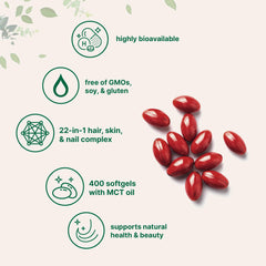Micro Ingredients MCT oil softgel capsule for better absorption.