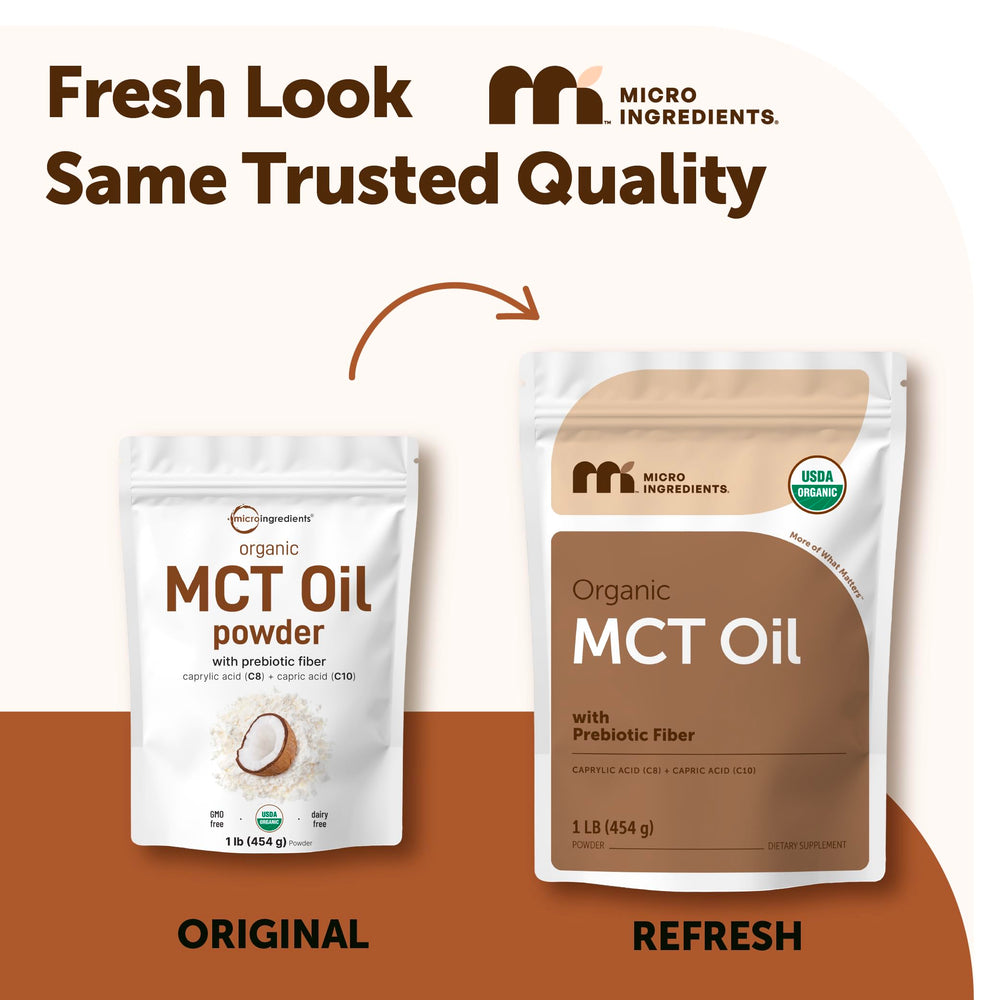 Micro Ingredients MCT Oil Powder scoop for precise daily measurements