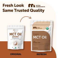 Micro Ingredients MCT Oil Powder scoop for precise daily measurements