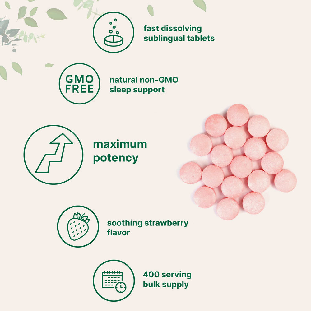 Fast-dissolve Melatonin tablet from Micro Ingredients for quick absorption