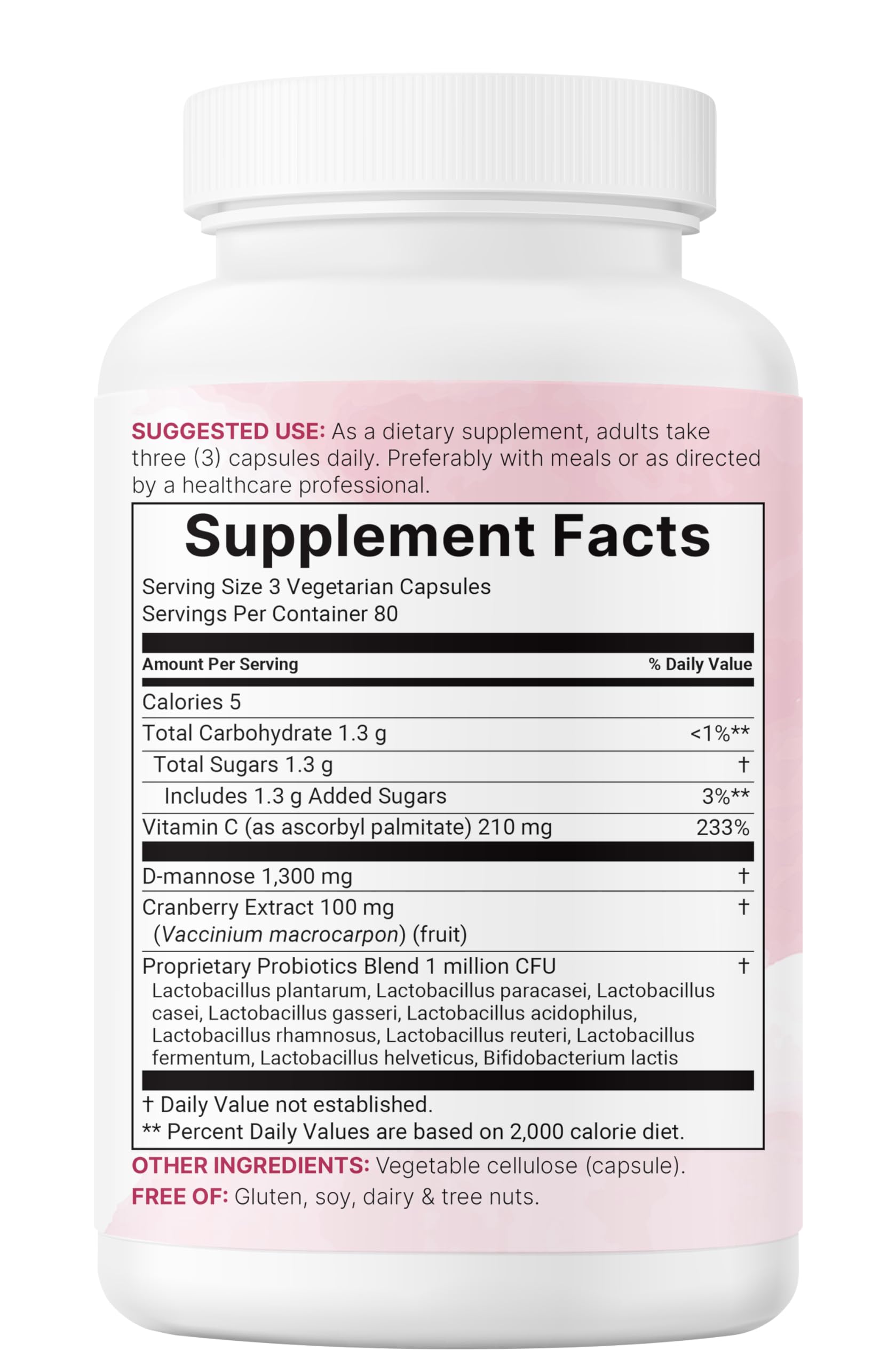 Non-GMO filler-free label on Micro Ingredients bottle