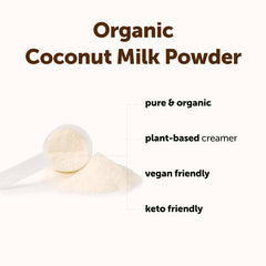 Micro Ingredients Organic Coconut Milk Powder coffee creamer ready to mix