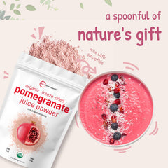 Micro Ingredients Organic Pomegranate Powder packaging pouch for convenient pantry storage.