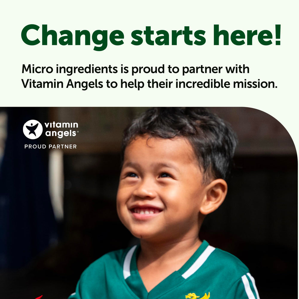 Micro Ingredients spirulina powder serving suggested for everyday greens routine.