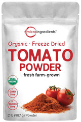 Micro Ingredients Organic Tomato Powder in a scoop for bulk cooking use