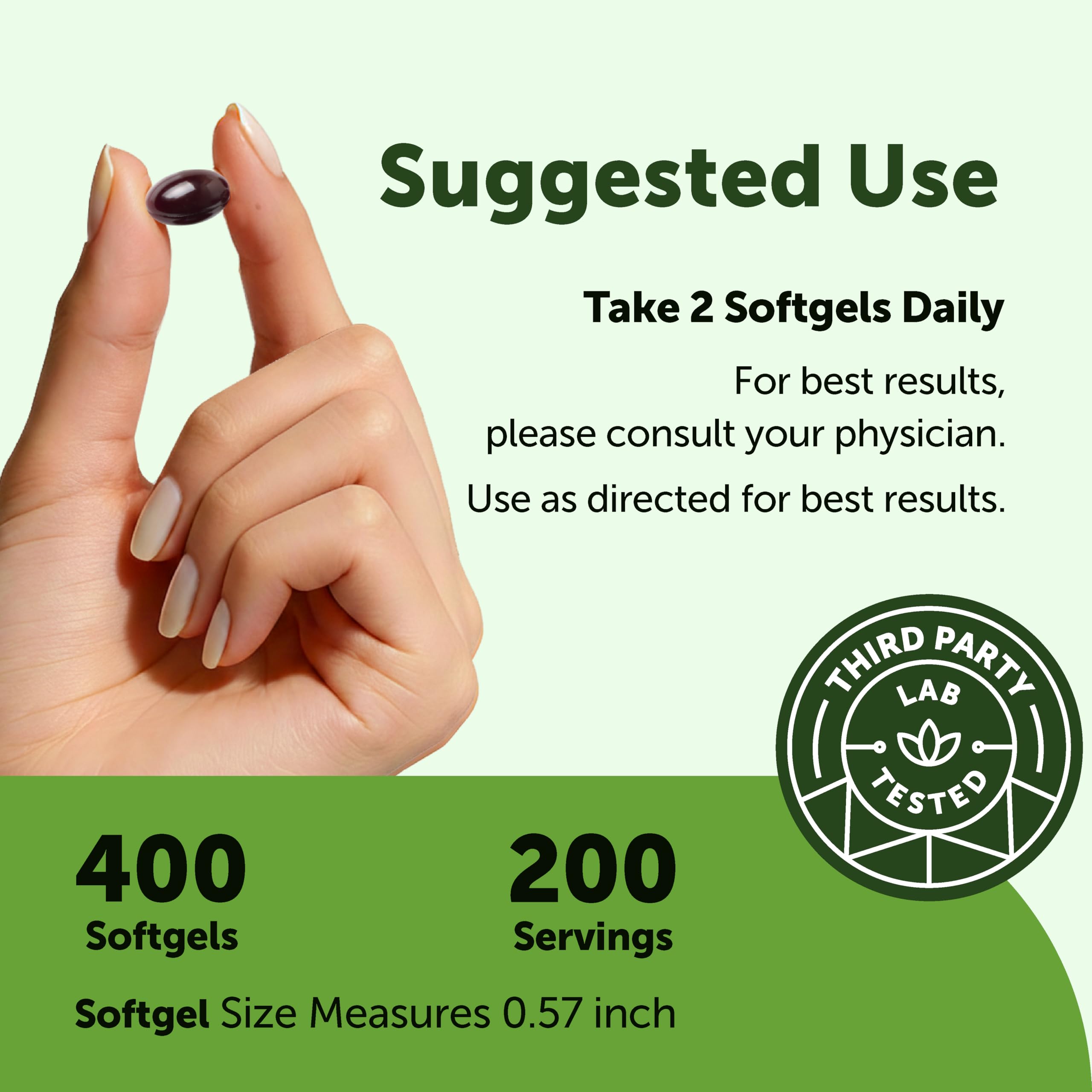 Micro Ingredients Panax Ginseng and Lion’s Mane blend softgels support a balanced daily routine.