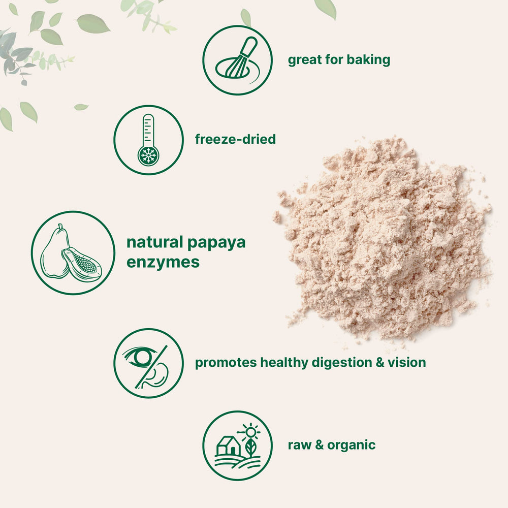 Micro Ingredients papaya powder in a smoothie glass