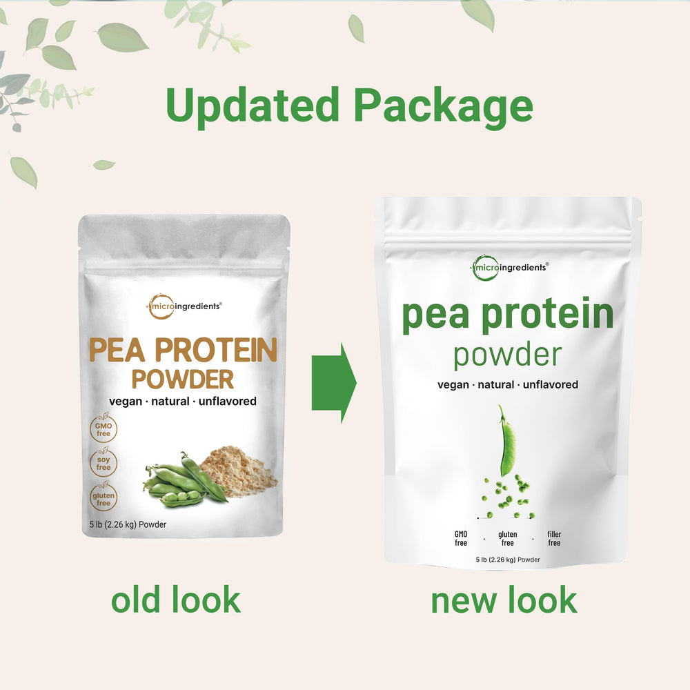 Micro Ingredients pea protein being blended into a smoothie for convenient vegan nutrition.