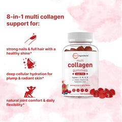 Micro Ingredients pomegranate flavor gummies shown for a sugar-free, tasty wellness routine