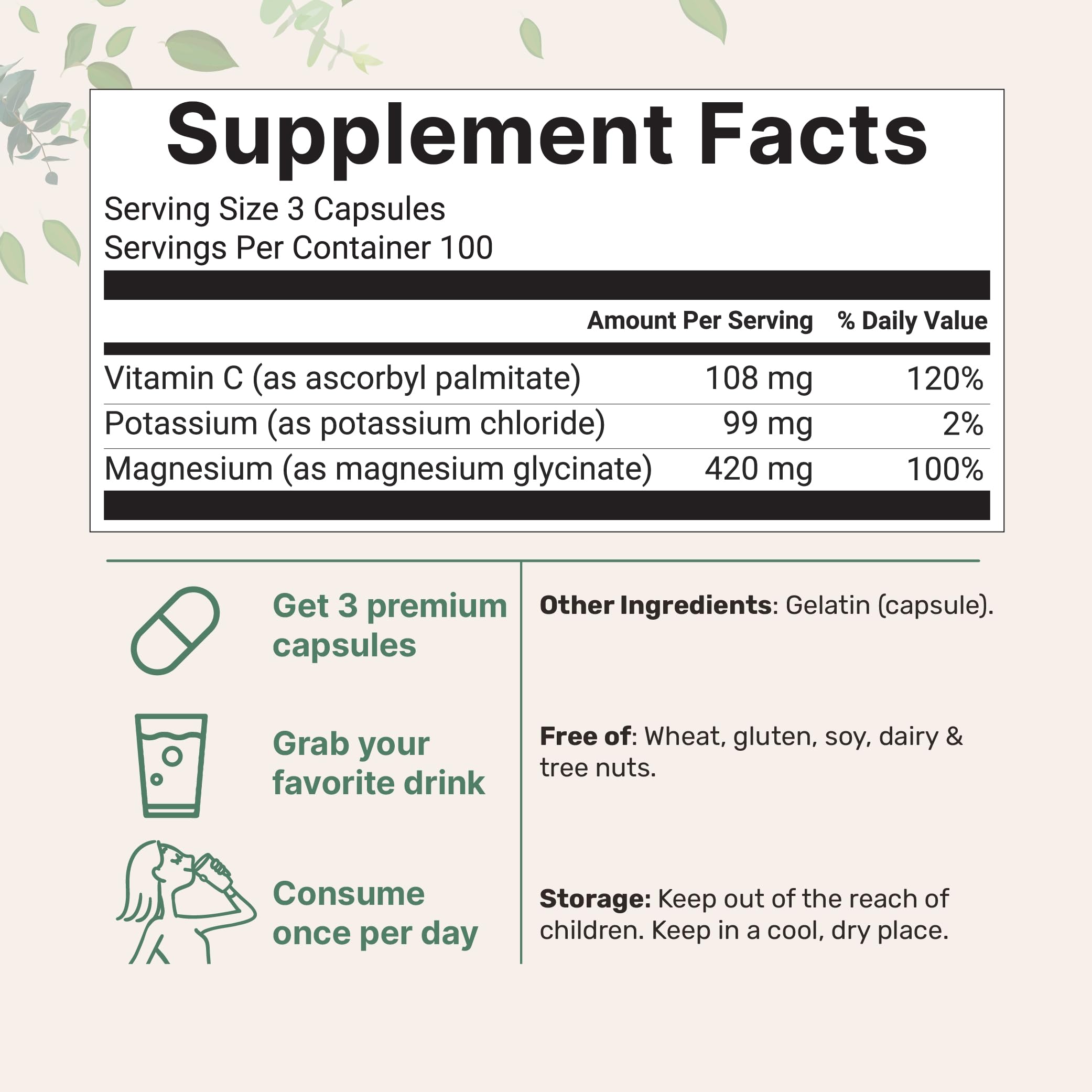 Micro Ingredients potassium chloride bottle highlights electrolyte mineral components.