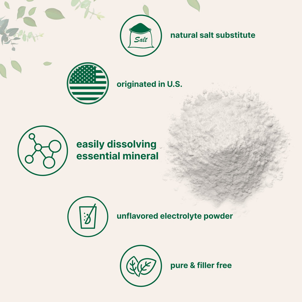 Micro Ingredients potassium chloride powder dissolving in water for fast hydration