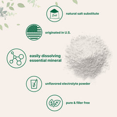 Micro Ingredients potassium chloride powder dissolving in water for fast hydration