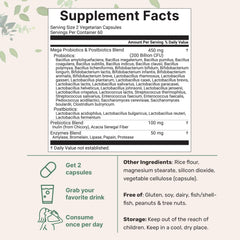 Micro Ingredients Probiotics label close-up highlighting 40 strains.