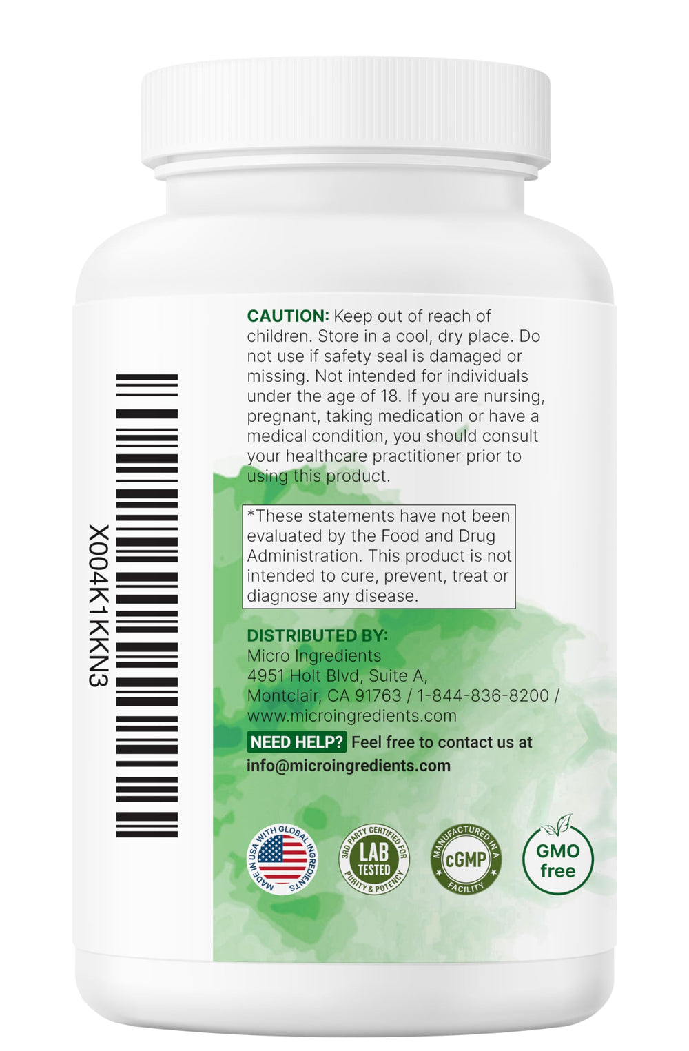 Micro Ingredients Probiotics consumer using capsule for daily wellness.