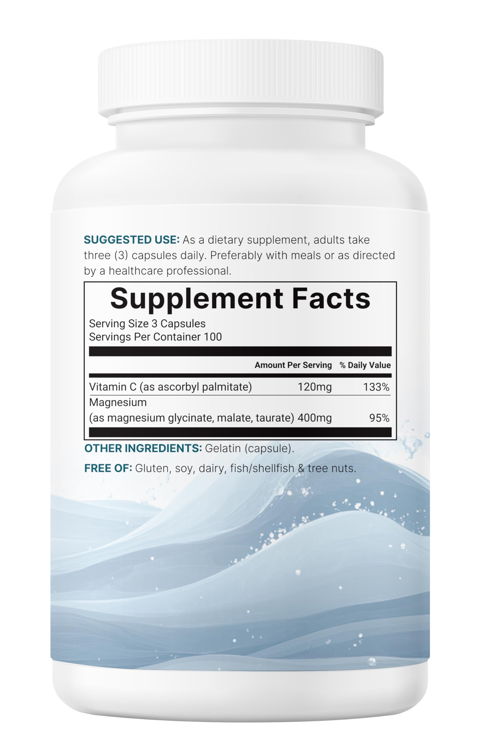 Ingredients panel shows chelated minerals and vitamin C in Micro Ingredients formula