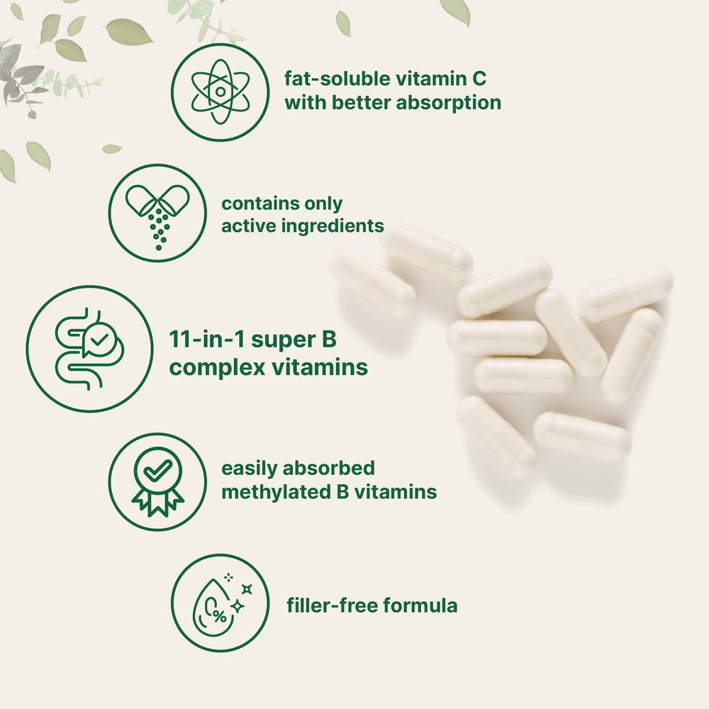 Label view shows the 11-in-1 blend and non-GMO promise.