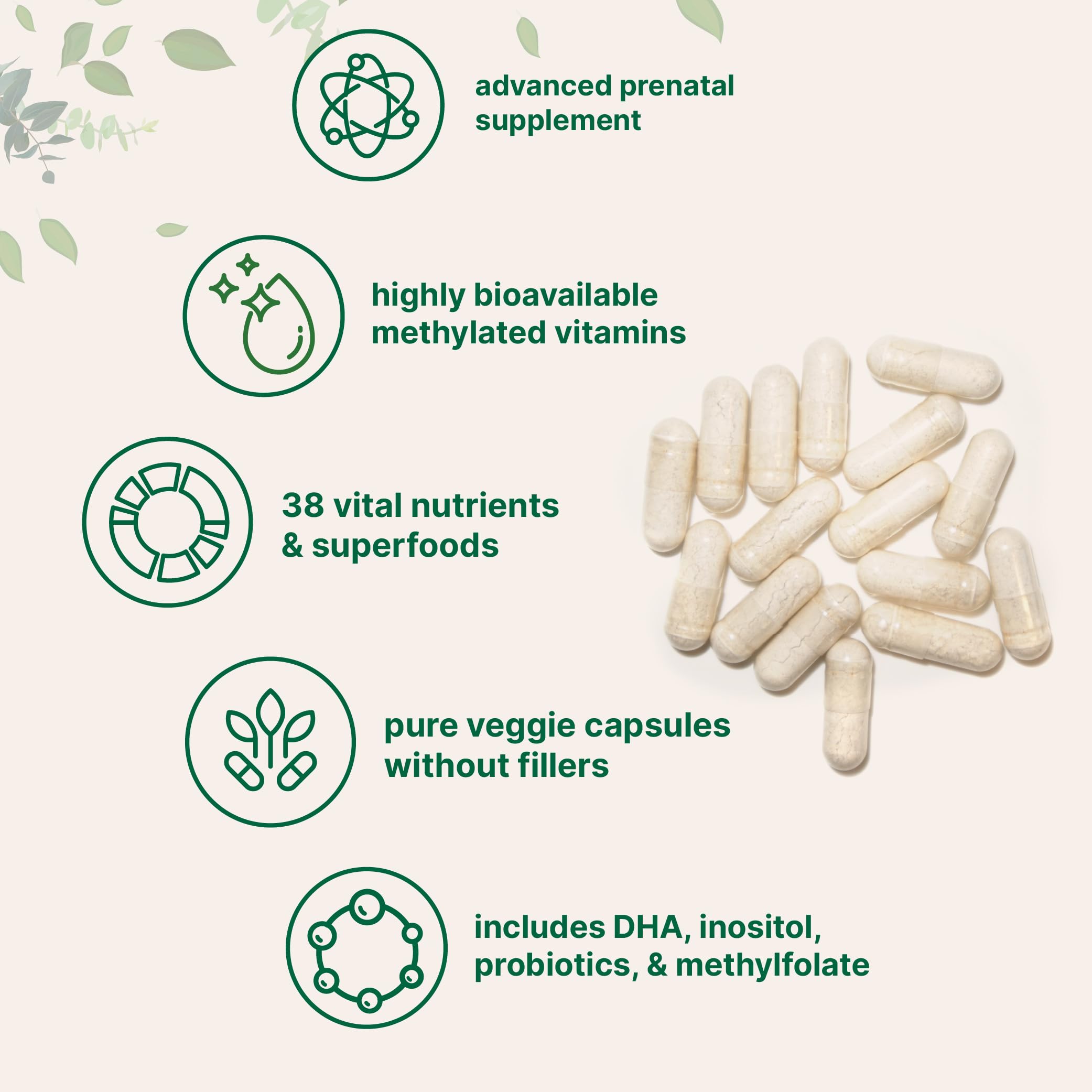 Micro Ingredients prenatal label detail highlights third-party testing