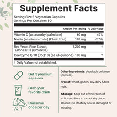 Micro Ingredients red yeast rice capsules closeup show vegetarian capsules for daily wellness.