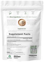 Micro Ingredients slippery elm powder scoop for precise daily measurements