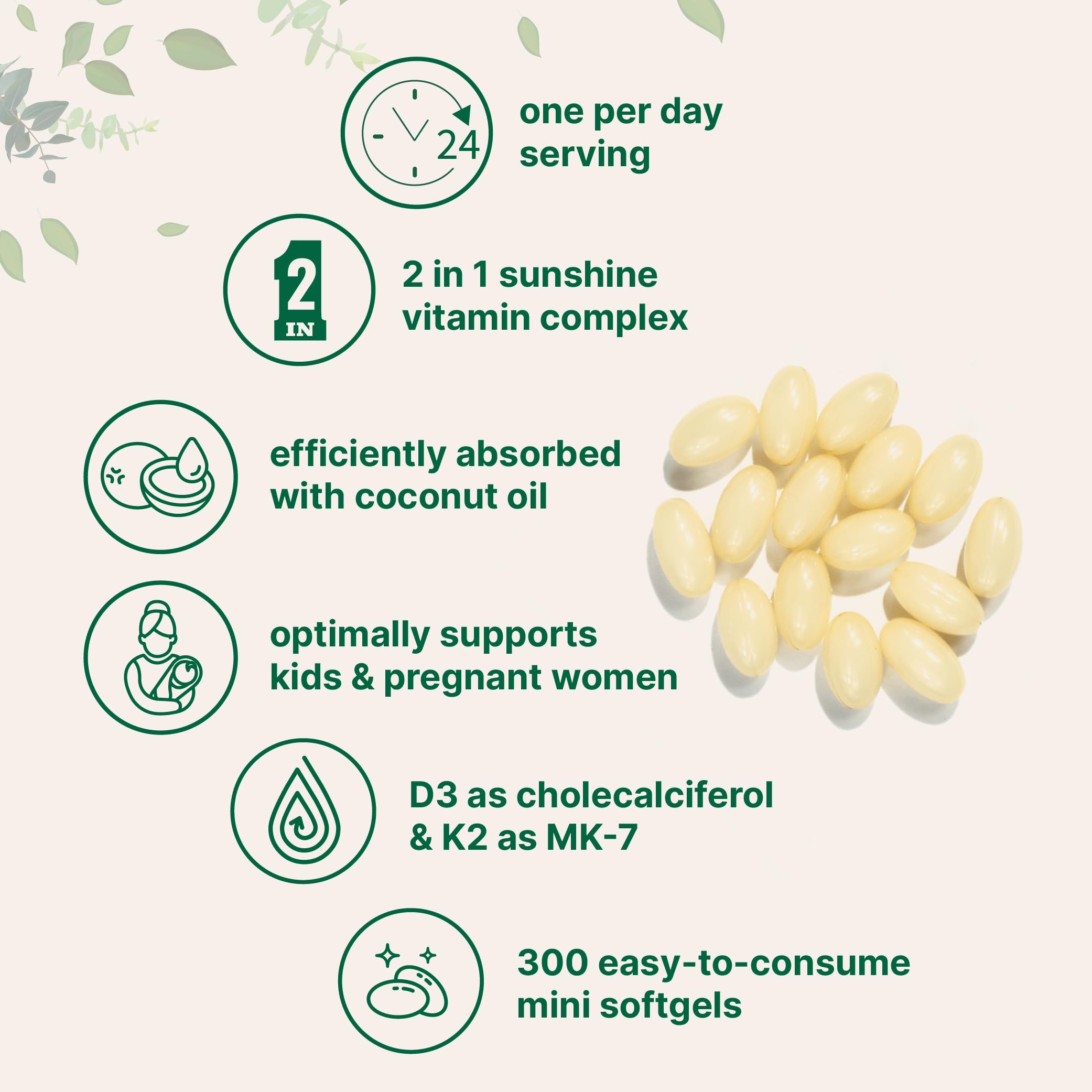 Micro Ingredients softgel close-up showing coconut oil infusion for better absorption