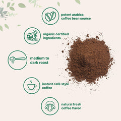 Micro Ingredients steaming cup releases inviting aroma for a fast pick-me-up.