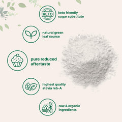Micro Ingredients Stevia Powder dissolving in tea for natural sweetness.