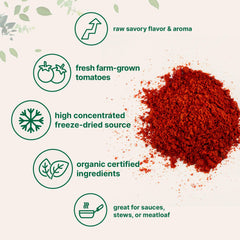 Micro Ingredients Tomato Powder in bowl adds rich flavor and color