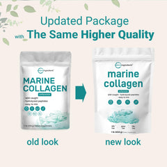 Micro Ingredients Type I marine collagen powder, unflavored and versatile