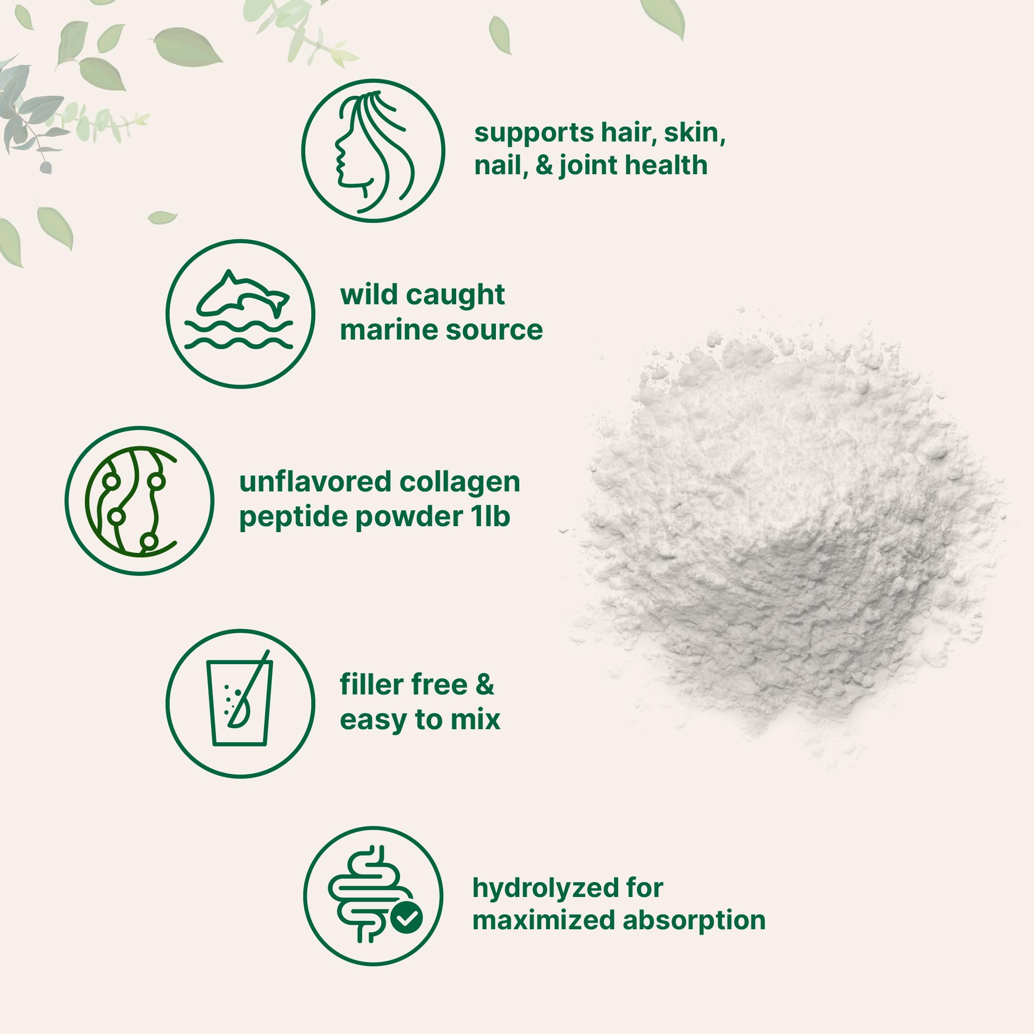 Micro Ingredients unflavored marine collagen blends smoothly into drinks