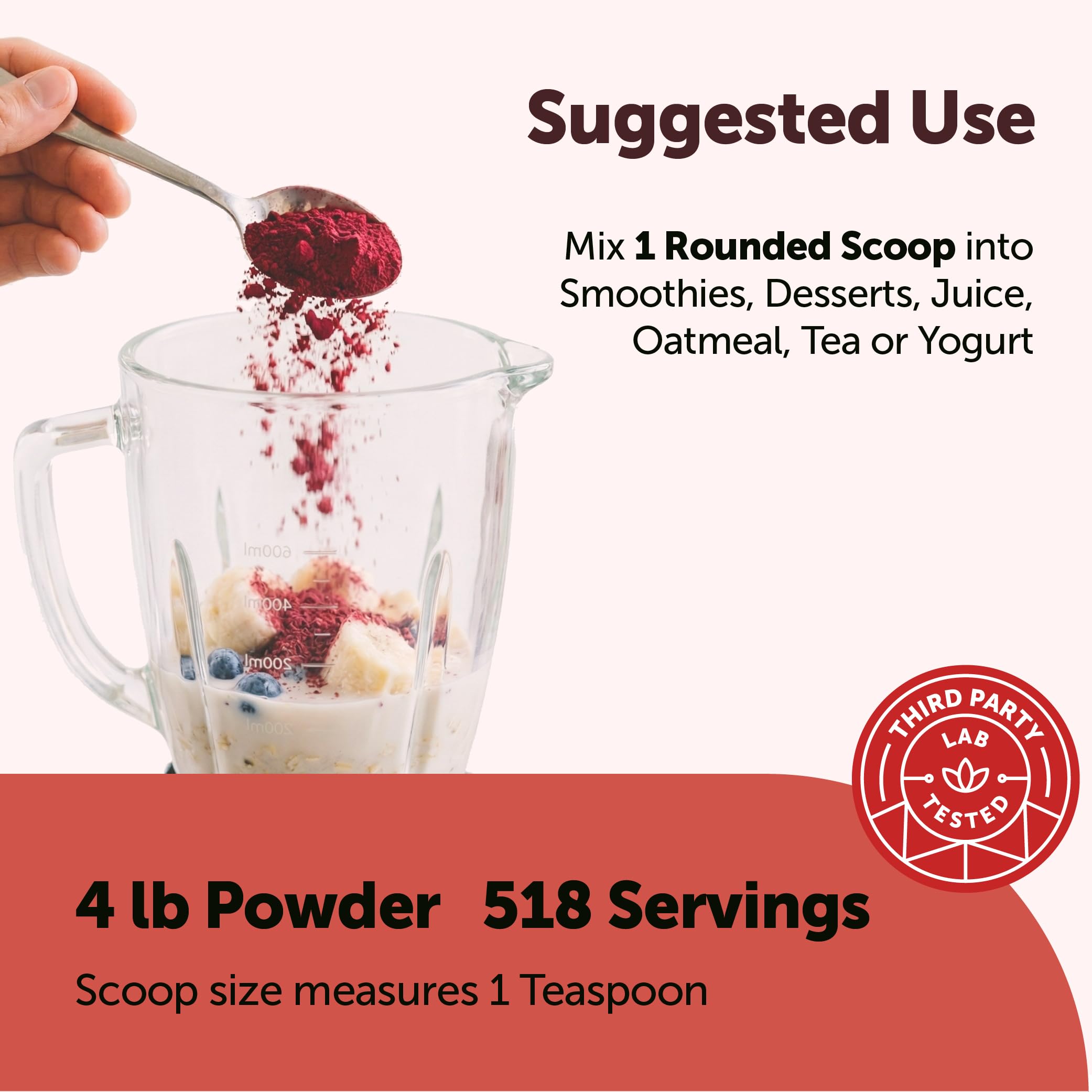 Micro Ingredients vegan non-GMO Beet Root Powder packaging for clean plant-based nutrition.
