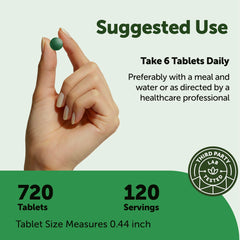 Micro Ingredients vegan protein spirulina tablets for plant-based dietary support.