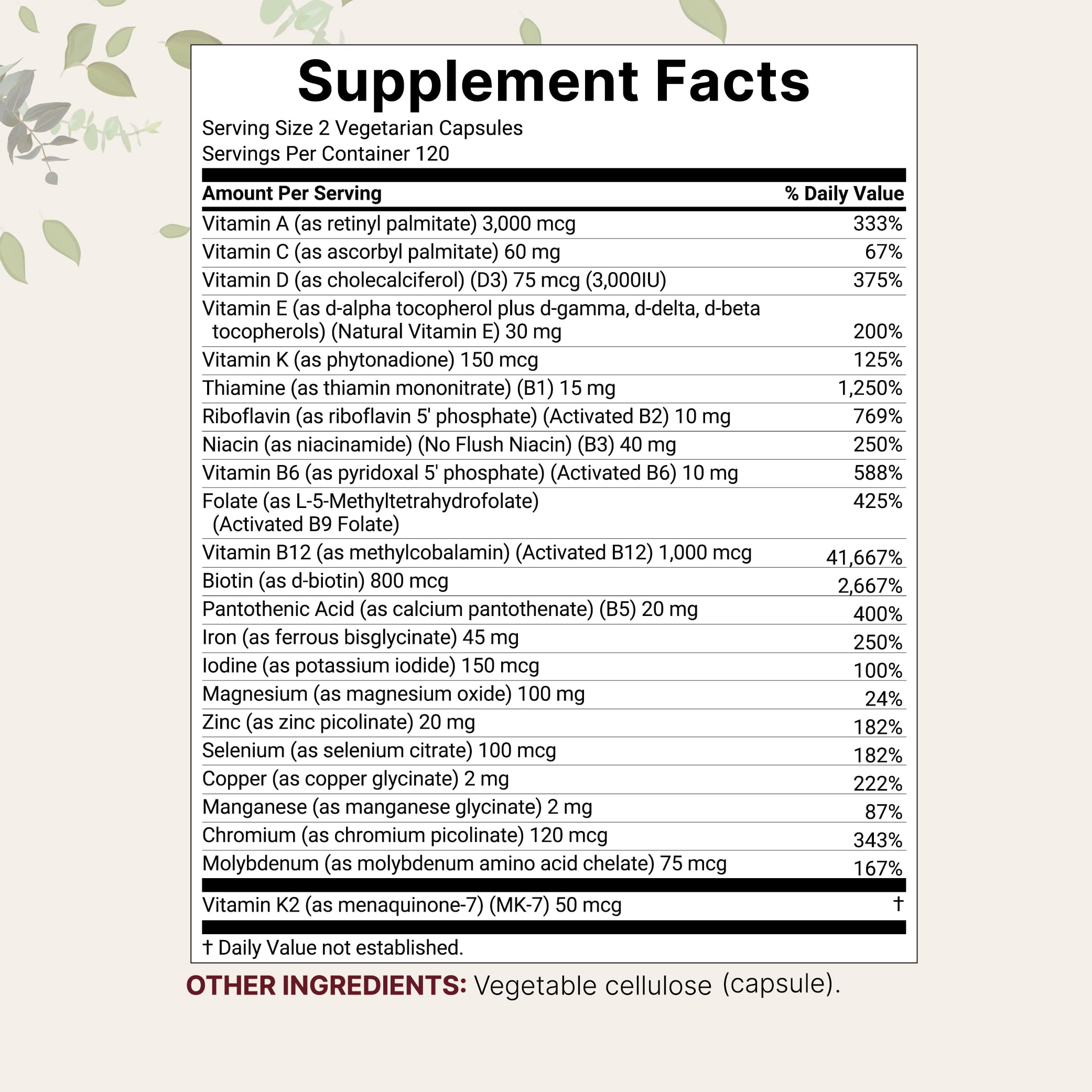Micro Ingredients veggie capsules close-up showing additive-free, plant-based vitamin delivery