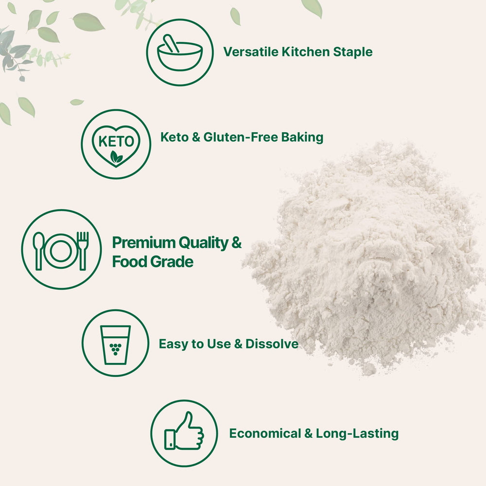 Micro Ingredients Xanthan Gum Powder thickens sauces for silky texture.