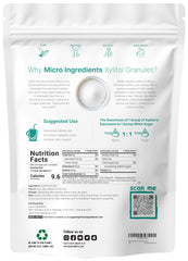 Micro Ingredients Xylitol scoop measures precise portions for baking and beverages.
