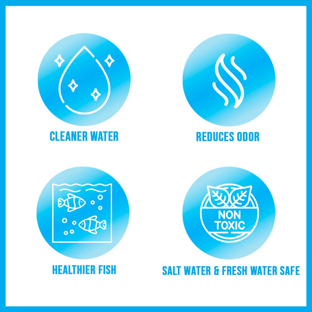 Reef-safe formula protects corals and invertebrates while reducing algae.