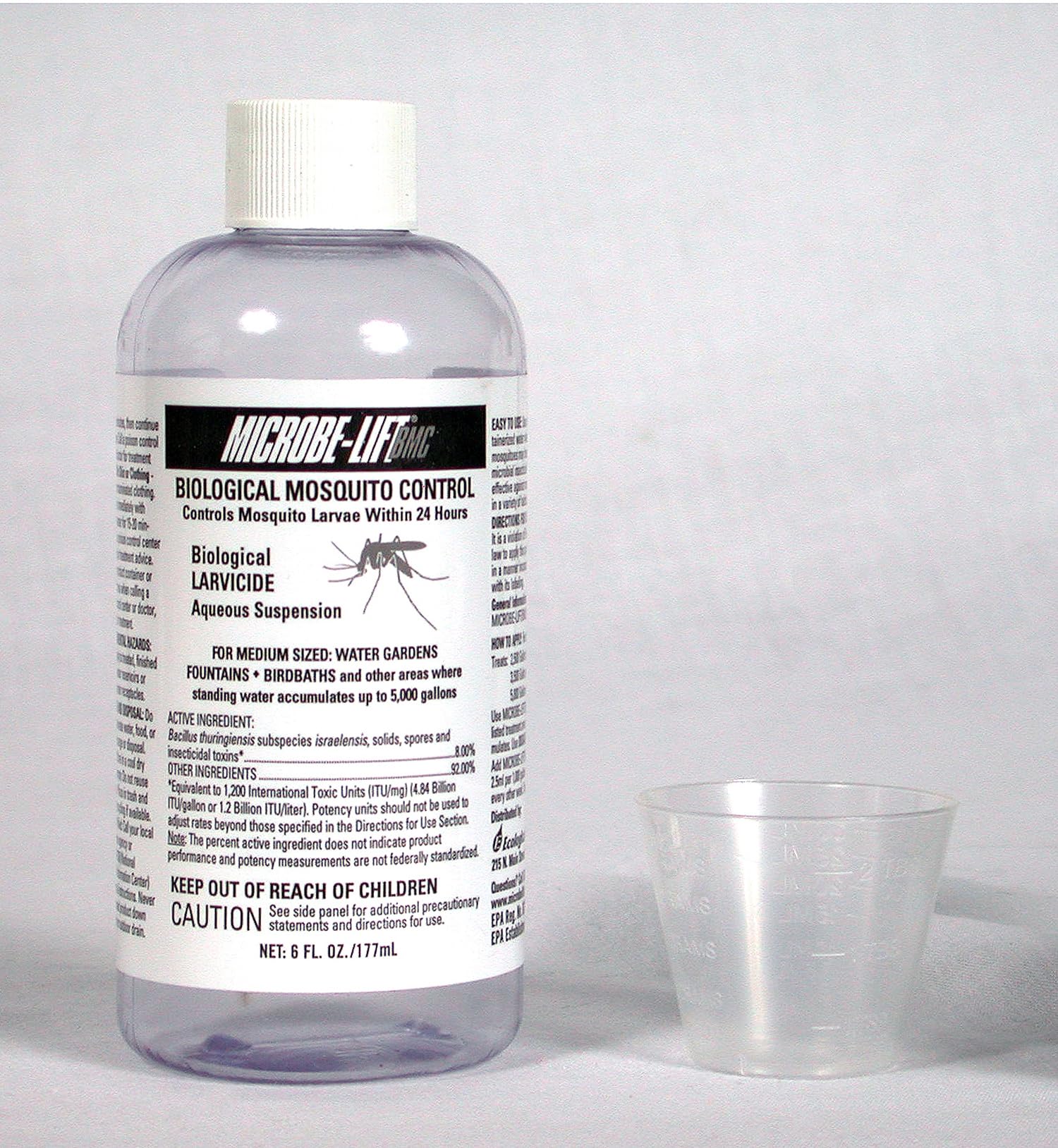 MICROBE-LIFT BMC dispersion spreading through the water column for thorough treatment
