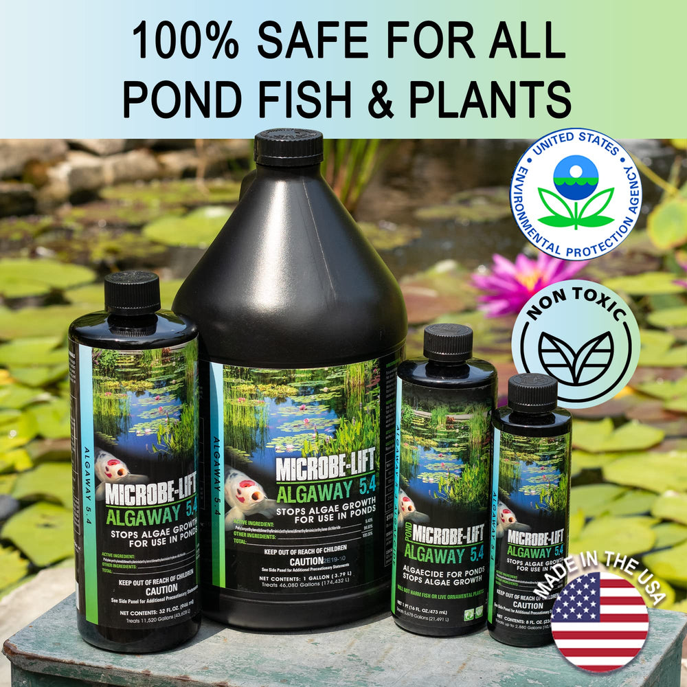 Icon indicating pond safety for koi and goldfish with Algaway.