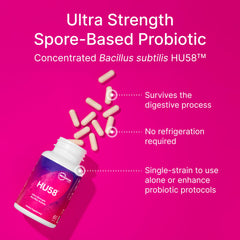HU58 capsules for daily use supporting gut balance and immune function.