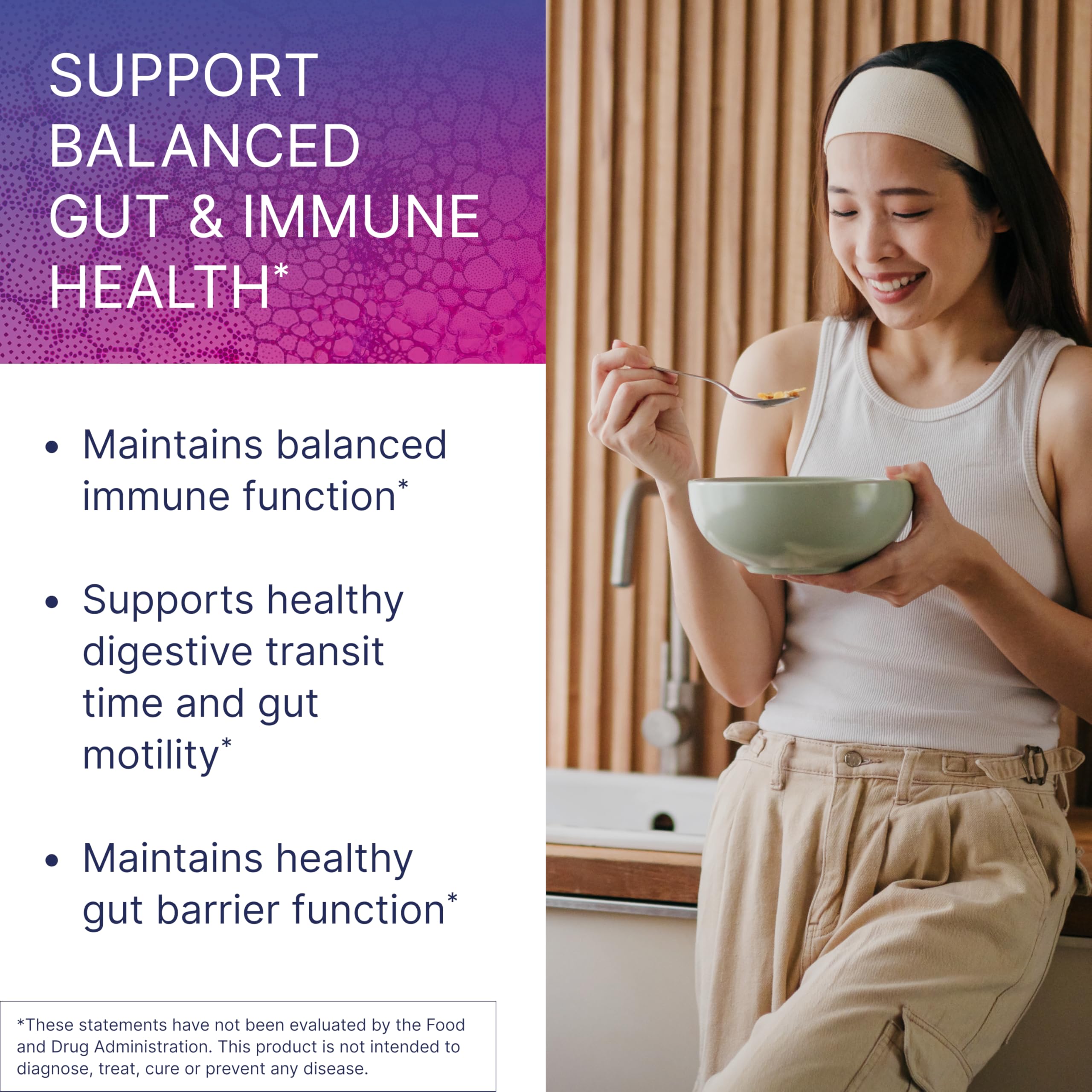 HU58 spore probiotic closeup emphasizing Bacillus subtilis resilience.