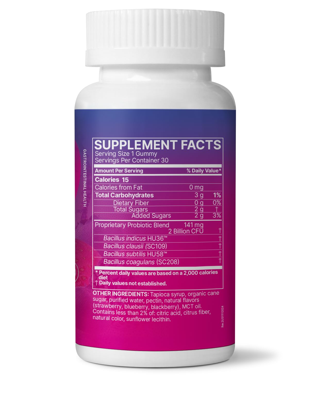 MegaSporeBiotic Kids bottle on shelf, convenient daily probiotic for families