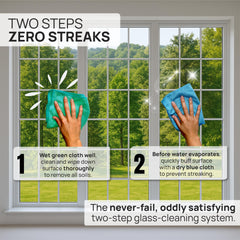 Claro glass and mirror cleaning in action for multi-surface use.