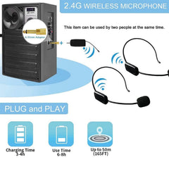 MICVISTA lightweight headset microphone designed for long sessions.