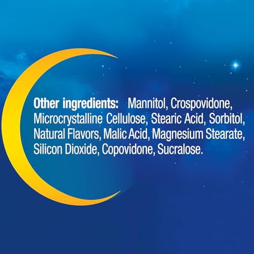 MidNite Back To Sleep tablet closeup highlights quick-melt texture for fast absorption.