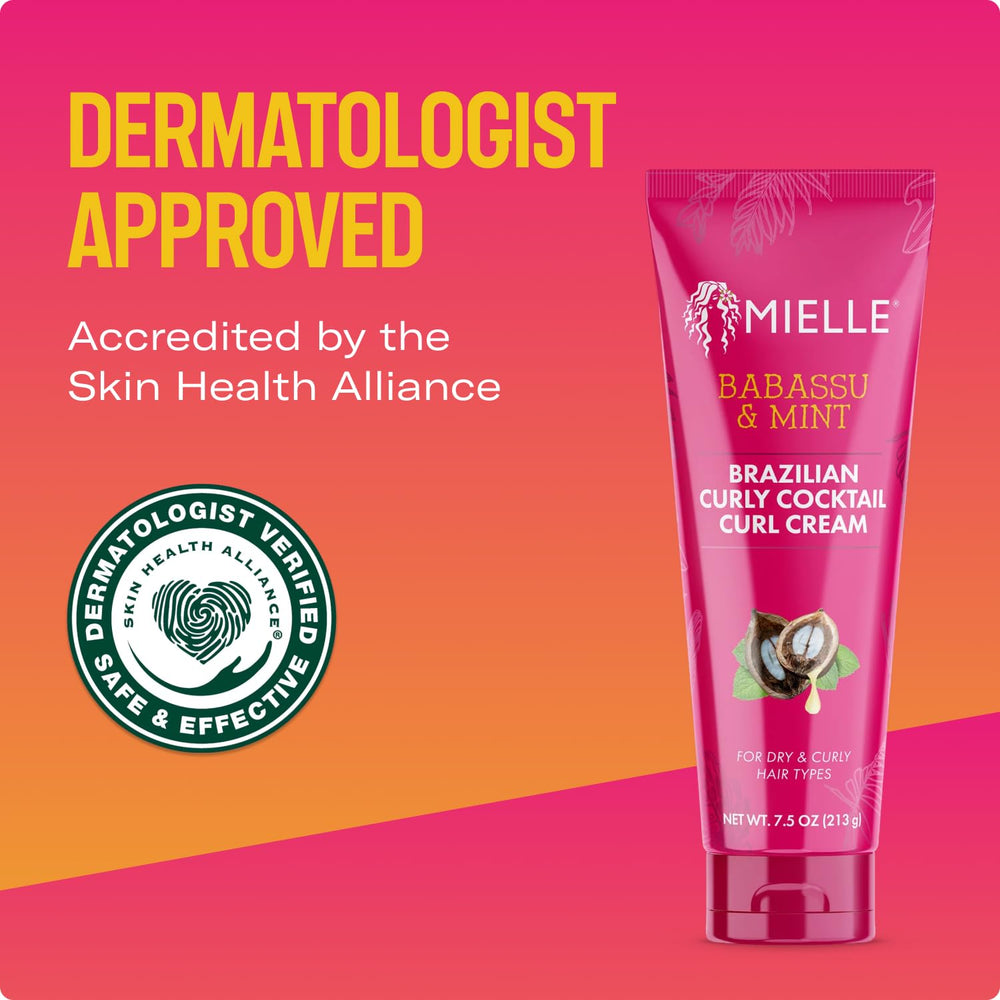 Hydration for dry curls with Mielle Organics curl cream