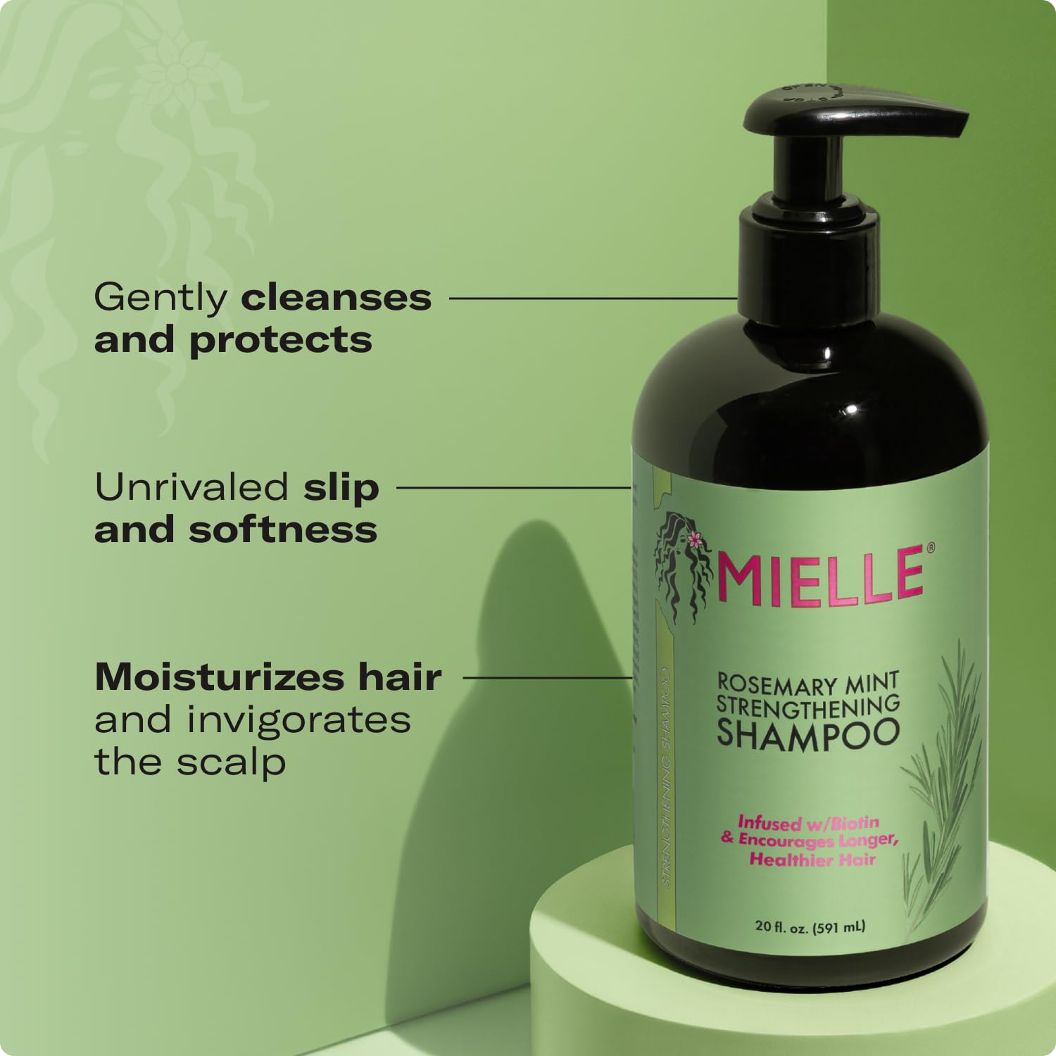 Mielle Organics formula highlights coconut and babassu oils to moisturize dry strands.