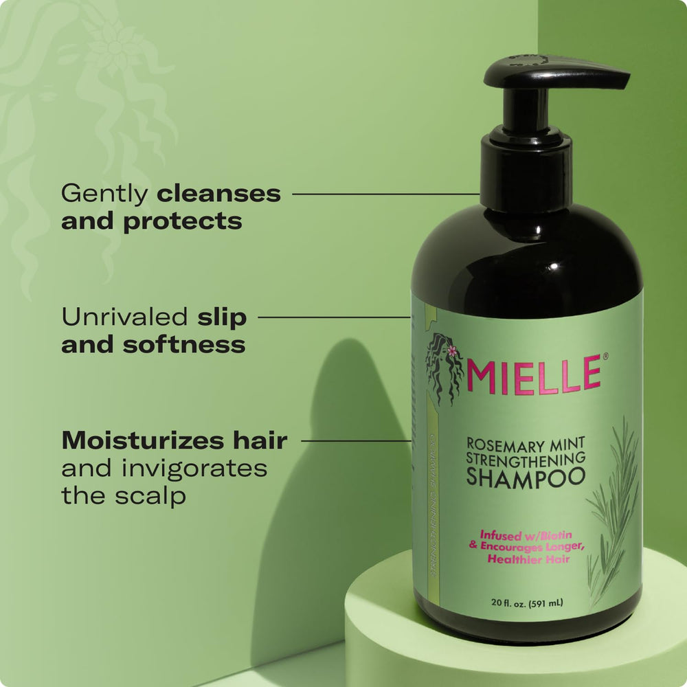 Mielle Organics formula highlights coconut and babassu oils to moisturize dry strands.