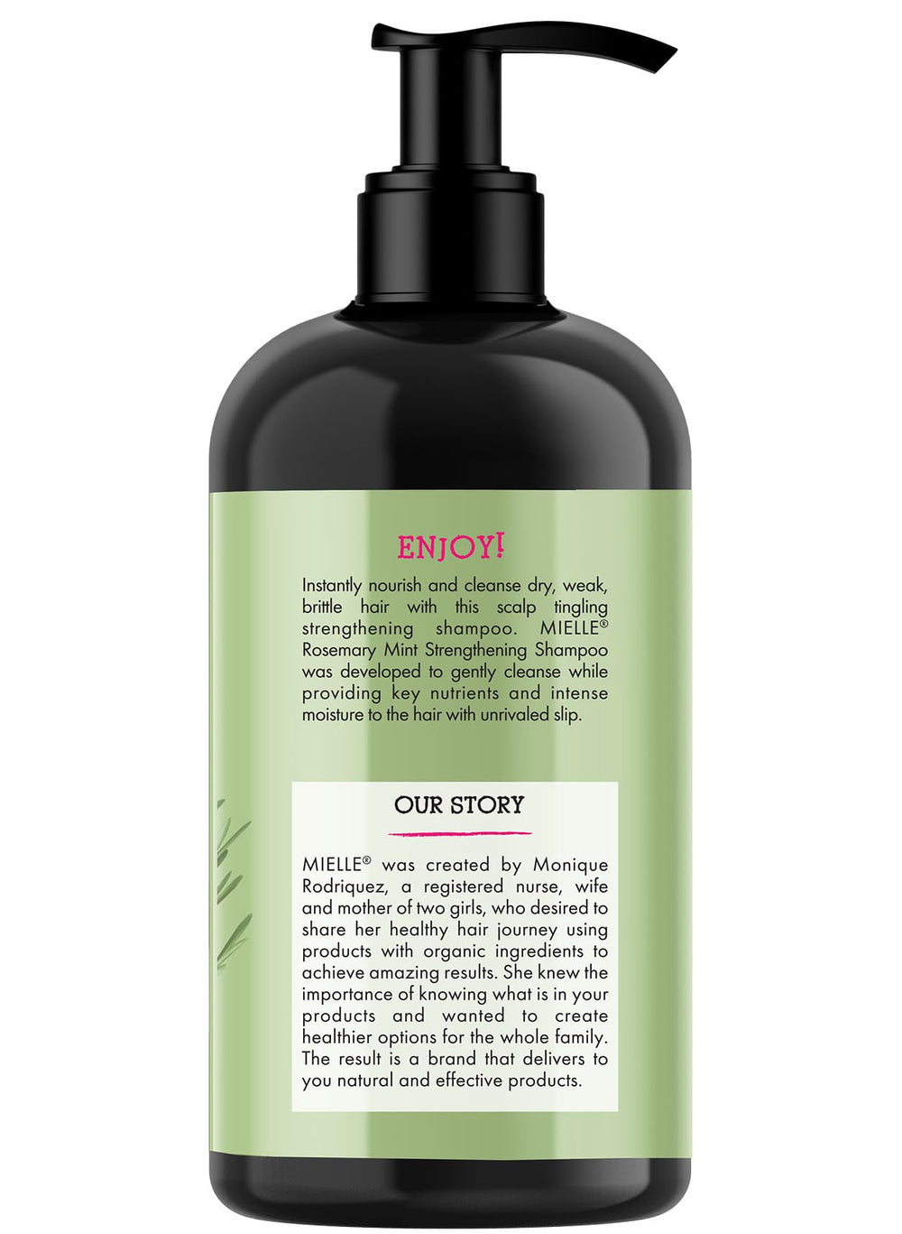 Biotin-enriched formula aims to reinforce strand resilience over time.